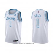 Maillot Los Angeles Lakers Trevor Ariza NO 1 Ville 2021-22 Blanc