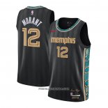 Maillot Memphis Grizzlies Ja Morant Ville 2020-21 Noir