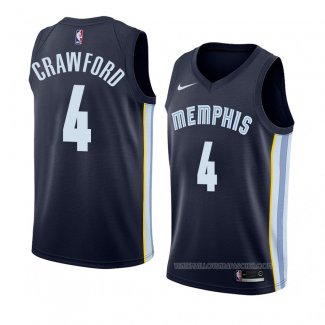 Maillot Memphis Grizzlies Markel Crawford Icon 2018 Bleu