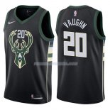 Maillot Milwaukee Bucks Rashad Vaughn Statehombret 2017-18 20 Negro