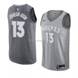 Maillot Minnesota Timberwolves Darius Johnson-odom Ville 2018 Gris