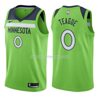 Maillot Minnesota Timberwolves Jeff Teague Statehombret 2017-18 0 Verde