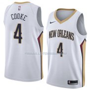 Maillot New Orleans Pelicans Charles Cooke Association 2018 Blanc