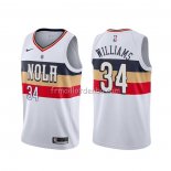 Maillot New Orleans Pelicans Kenrich Williams Earned Blanc