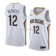 Maillot New Orleans Pelicans Trevon Bluiett Association 2018 Blanc