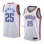 Maillot Oklahoma City Thunder Daniel Hamilton Association 2018 Blanc