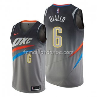 Maillot Oklahoma City Thunder Hamidou Diallo Ville Edition Gris