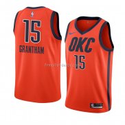 Maillot Oklahoma City Thunder Turquoise Donte Grantham Earned 2018-19 Orange