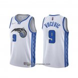 Maillot Orlando Magic Nikola Vucevic Earned 2020-21 Blanc