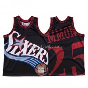 Maillot Philadelphia 76ers Ben Simmons Mitchell & Ness Big Face Noir