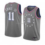 Maillot Philadelphia 76ers James Ennis Iii Ville 2018-19 Gris