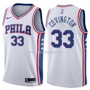 Maillot Philadelphia 76ers Robert Covington Swingman Association 2017-18 33 Blancoo