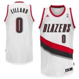 Maillot Basket Portland Trail Blazers Lillard 0 Blanc