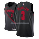 Maillot Portland Trail Blazers C.j. Mccollum Ciudad 2018-19 Noir