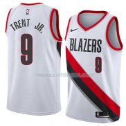 Maillot Portland Trail Blazers Gary Trent Jr Association 2018 Blanc.