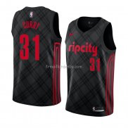 Maillot Portland Trail Blazers Seth Curry Ville 2018 Noir