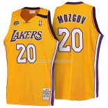 Maillot Basket Retro 1999-00 Los Angeles Lakers Mozgov 20 Amarillo