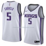 Maillot Sacramento Kings Bruno Caboclo Association 2018 Blanc