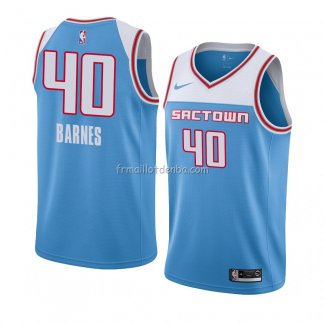 Maillot Sacramento Kings Harrison Barnes Ville 2018-19 Bleu