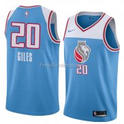 Maillot Sacramento Kings Harry Giles Ville 2018 Bleu