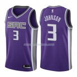 Maillot Sacramento Kings Joe Johnson Icon 2017-18 3 Violeta