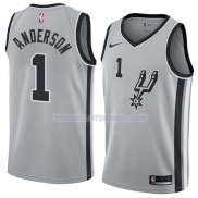 Maillot San Antonio Spurs Kyle Anderson Statement 2018 Gris