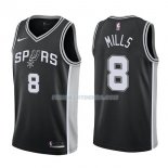 Maillot San Antonio Spurs Patty Mills Swingman Icon 2017-18 8 Negro