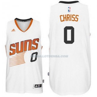 Maillot Basket Phoenix Suns Chriss 0 Blanco