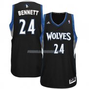 Maillot Basket Minnesota Timberwolves Bennett 24 Negro