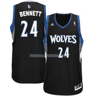 Maillot Basket Minnesota Timberwolves Bennett 24 Negro