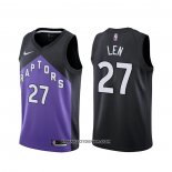 Maillot Tornto Raptors Alex Len Earned 2020-21 Noir Volet