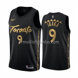 Maillot Tornto Raptors Serge Ibaka Ville Edition Noir