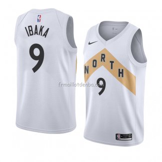 Maillot Toronto Raptors Serge Ibaka Ville 2018 Blanc