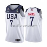 Maillot USA Marcus Smart 2019 FIBA Basketball World Cup Blanc