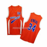 Maillot Uncle Drew Shaquille O'neal Harlem Buckets Orange