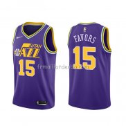 Maillot Utah Jazz Derrick Favors Hardwood Classics Volet