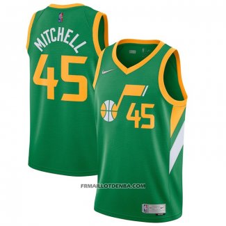 Maillot Utah Jazz Donovan Mitchell Earned 2020-21 Vert