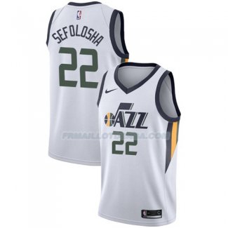 Maillot Utah Jazz Thabo Sefolosha Association 2017-18 22 Blanc