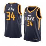 Maillot Utah Jazz Trey Lewis Icon 2018 Bleu