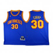 Maillot Basket Golden State Warriors Curry 30 Bleu