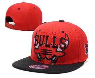 NBA Chicago Bulls Casquette Rouge Noir 2010