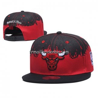 Casquette Chicago Bulls Rouge Noir