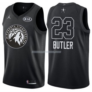 Maillot All Star 2018 Minnesota Timberwolves Jimmy Butler 23 Noir