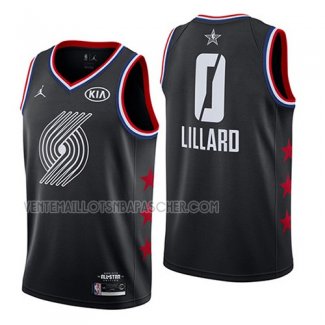 Maillot All Star 2019 Portland Trail Blazers Damian Lillard Noir