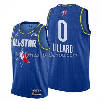 Maillot All Star 2020 Portland Trail Blazers Damian Lillard Bleu