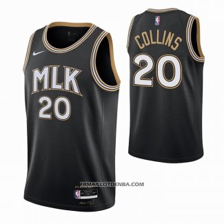 Maillot Atlanta Hawks John Collins Ville 2020-21 Noir