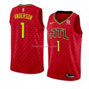 Maillot Atlanta Hawks Justin Anderson Statement 2018-19 Rouge