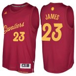 Maillot Basket Noel Day Cleveland Cavaliers James Rouge