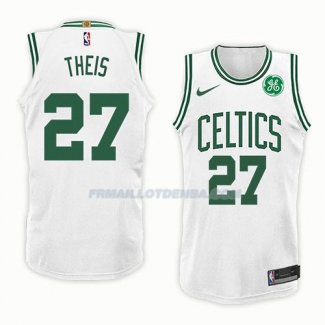 Maillot Boston Celtics Daniel Theis Association 2018 Blanc Blanc