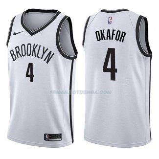 Maillot Brooklyn Nets Jahlil Okafor Association 2017-18 4 Blancoo